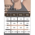 thumbnail image 6 of Plus Size Sports Bra for Women Racerback Wireless Padded Bra for Yoga, Hiking, Cycling, 6 of 6
