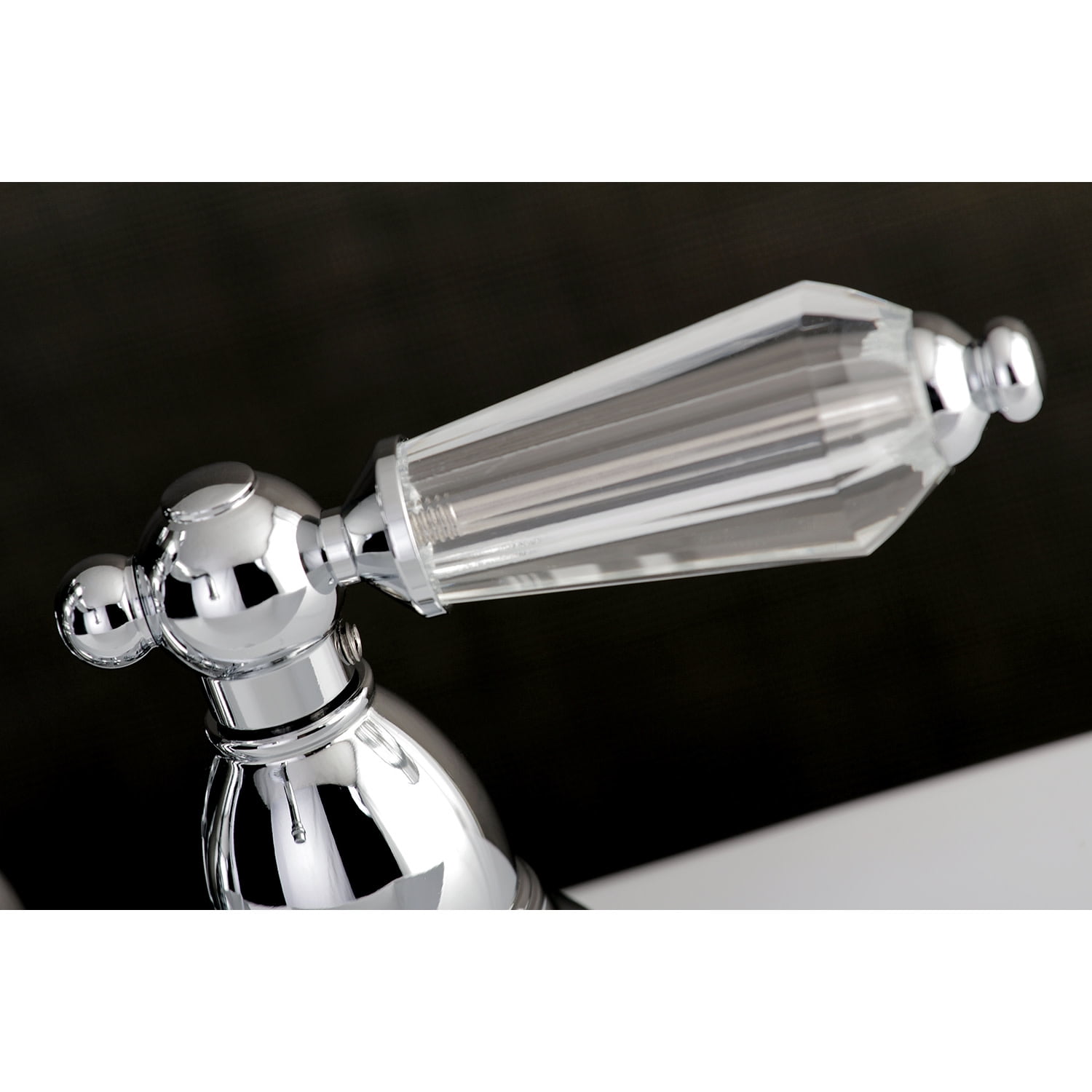 Kingston Brass KS1601WLL 4 in. Centerset Bathroom Faucet, Polished Chrome