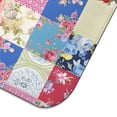thumbnail image 5 of Patchwork Pioneer Flower Dish Drying Mat for Kitchen 1 Pack, Ultra Absorbent Microfiber Dishes Drainer Mats,16"x18", 5 of 6