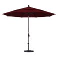 thumbnail image 2 of 11' Fibre de Verre Marché Umbrella Col Inclinaison DV Bronze/Pacifica/Burgandy, 2 of 2