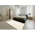 thumbnail image 5 of Ahgly Company Machine Washable Indoor Square Contemporary Gold Area Rugs, 4' Square, 5 of 7
