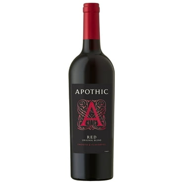 Apothic Red Blend Wine, California, 750ml Glass Bottle 13.5% ABV