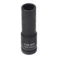 thumbnail image 1 of Ofertas Únicas 1 Pcs Zócalo de Impacto Herramienta de Hardware Duradera 78mm Negro Acero de Alto Carbono 12 Puntos 14mm para Reparación de Automóviles Motocicletas Dirtbike 1/2 Pulgada, 1 of 1