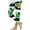 #0184-Green, variant on Cowsor Girls St Patrick's Day Printed Leggings Soft Stretch Comfortable Casual Pants For Daily Outdoor Wear