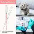 thumbnail image 4 of 100 pipetas, pipetas graduadas transparentes, pipetas de transferencia, 4 of 4