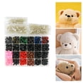 thumbnail image 2 of Ojos y Nariz de Muñeca Artesanal Sunnimix 604 Uds con Arandelas Coloridos, 2 of 4