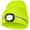 Fluorescent Yellow, variant on LED Beanie with Reflective Stripes, Safety High Visibility Winter Hat with Light for Outdoor Work Sports Gifts for Men Dad (Fluorescent Yellow)