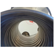 Zaza Percussion 16'' Silver Turkish Aluminum Darbuka Doumbek, Synthetic Head and Internal Jingles