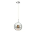 thumbnail image 2 of Elegant Lighting LDPD2012 Pendentif Chrome Réfléchissant 1 Lumière 9.5 x 9.5 Po, 2 of 4
