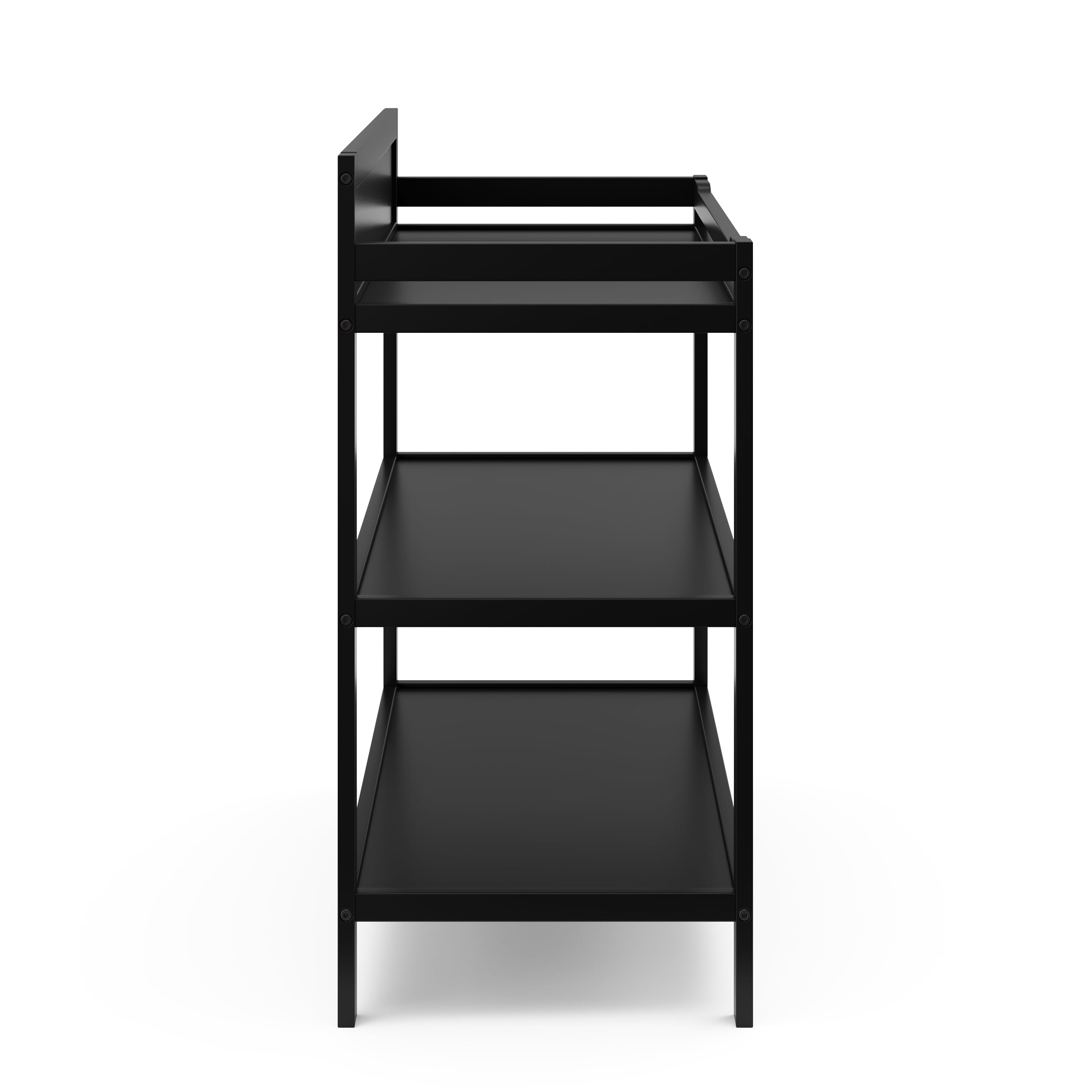Storkcraft Alpine Infant Changing Table with Changing Pad, Black