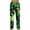 Mint Green, variant on Fgvctg Men's St. Patrick's Day Pajamas Plus Size Wide Leg Sleepwear Pajamas Pant Lover Shamrock Clover Print High Waisted Pj Spring Fall Drawstring Lounge Pants with Pockets Mint Green XL