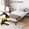 thumbnail image 4 of Easy-to-assemble tamaño individual metal marco de cama para para niños, comes con all hardware y labeled instructions, 4 of 8