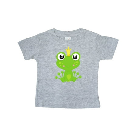 

Inktastic Frog Prince Green Frog Frog With A Crown Gift Baby Boy or Baby Girl T-Shirt