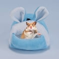 thumbnail image 4 of HAOAN Adorable  Design Hamster Nest Plush Warm House for Small Pets  Hamster Cage, 4 of 9