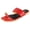 Red, variant on Berness Women’s Toe Ring Slide Sandals – Gold Accent, Cushioned Footbed, Lightweight Flat Slip-On Sandals, Minimalist Summer Slides KAMILA Dark Brown 8