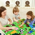 thumbnail image 6 of Interactive Felt Board 3.5 Ft Storytelling Board with 35 Movable Pieces for Creative Scene Building Wall Mountable Playboard Farmhouse Theme Imagination Tool, 6 of 8