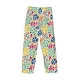thumbnail image 3 of Vsdgher Cartoon Flowers Print Mens Pajama Pants Sleep & Lounge Pants, PJ Bottoms With elastic waistb and Pockets, 3 of 5