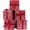 Red Heart, variant on 5 Pack Red  Boxes with , Ribbons and Tissue Papers Square  Boxes - 7.1 Inch - Christmas Presents Wrapping, Valentine's Day Decoration Party Favor Boxes.