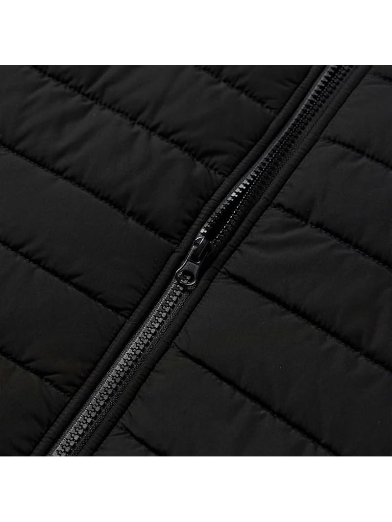 K☺︎☺︎ Voyager Men Fleece Lined Puffer Jacket | Black, Medium - Walmart.com