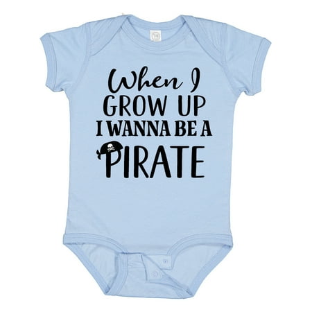 

Inktastic Pirate Future Childs Gift Baby Boy or Baby Girl Bodysuit