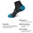 thumbnail image 2 of Women's Wool Blend Ankle Socks, Moisture Wicking, 2 of 5