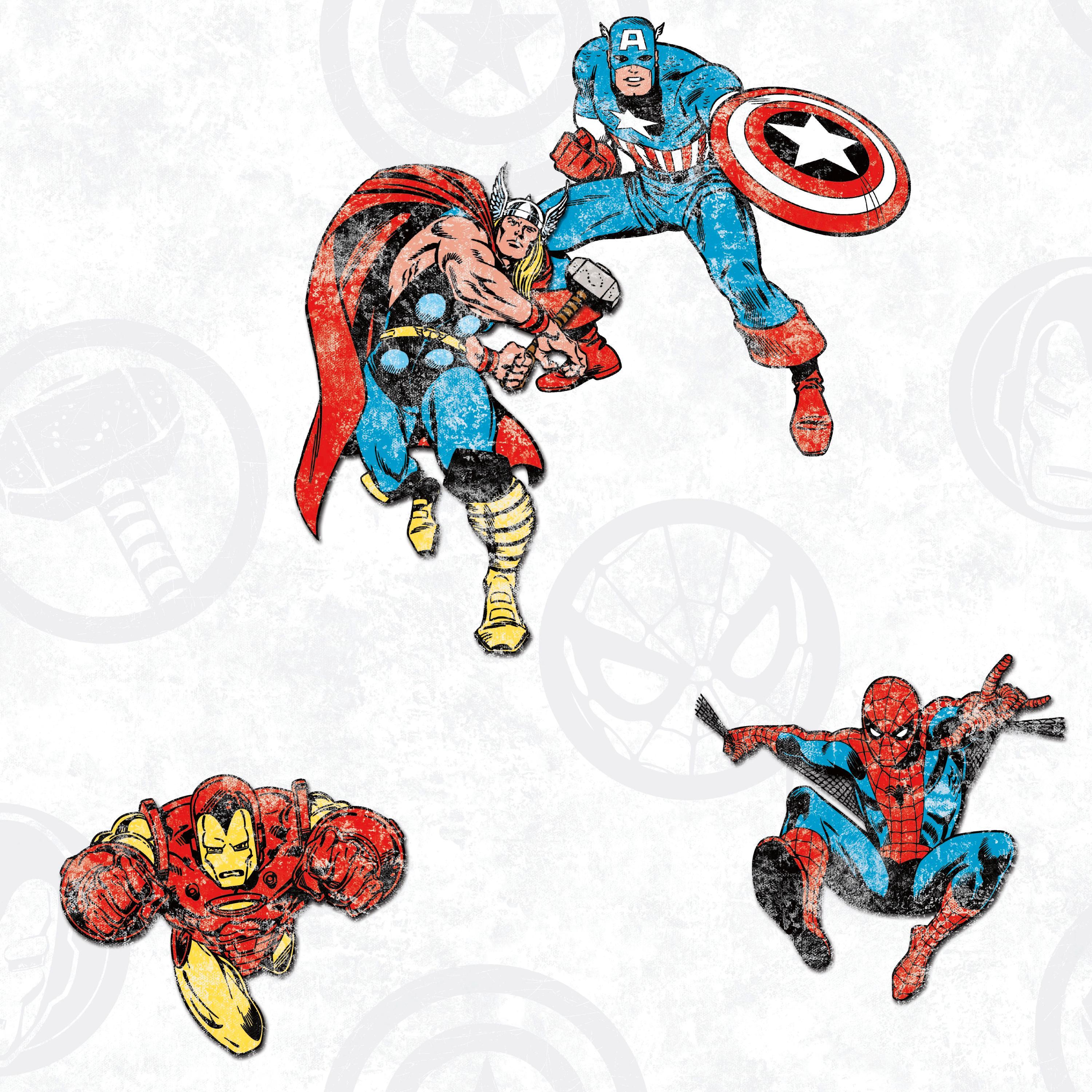 RoomMates Avengers Classic Peel and Stick Wallpaper - Walmart.com