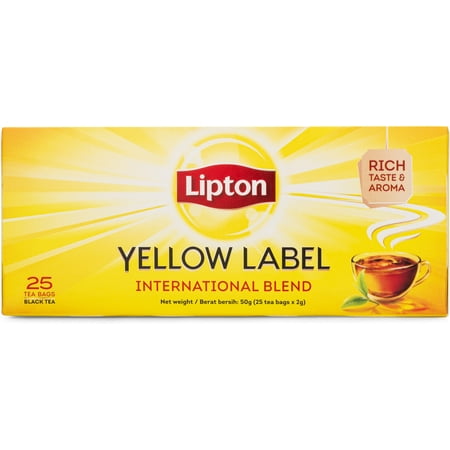 Lipton  Yellow Lable Tea International Blend 100% Natural Health 1 ea