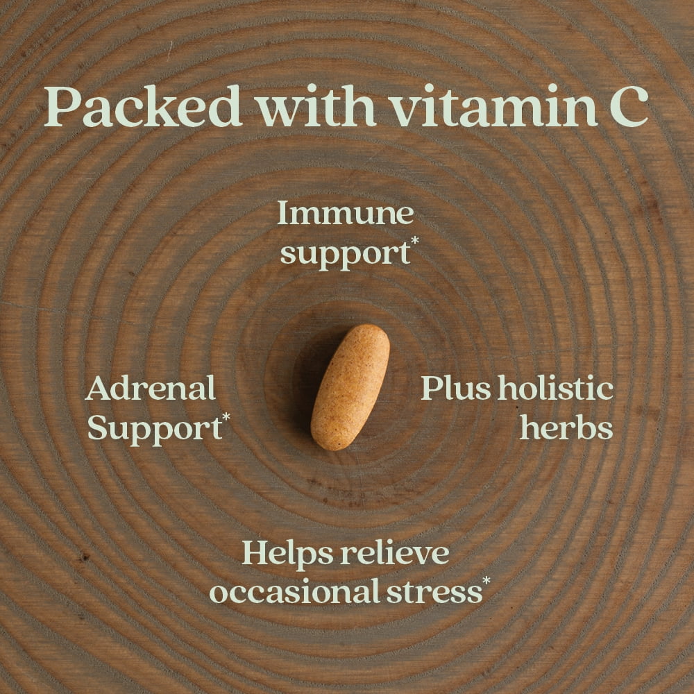 New Chapter Immune Defense Vitamin C + Elderberry, One Daily Tablet for Healthy Immune Support, 30 Veg Tabs