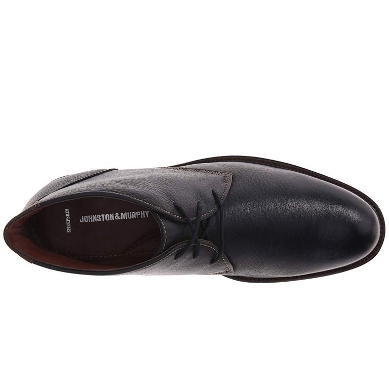 Johnston & Murphy Copeland Chukka Boots Mens 12 M Black Tumbled Leather Casual Johnston & Murphy Copeland Chukka - FREE Shipping & FREE  main image 2