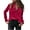 Red, variant on Scyoekwg Womens Velvet Tops Dressy Casual Vintage Long Sleeve Lapel Button Shirts Blouse Casual Solid Color Tee Shirt (Red,S)