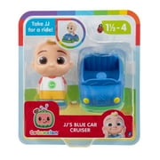 CoComelon JJs Blue Car Cruiser - Features Vehicle Accessories - Fun, Engaging Toy for Toddlers