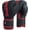 Red, variant on RPS Boxing Gloves, Maya Hide Leather, Pro Training Sparring Gloves for Muay Thai, MMA, Kickboxing, Heavy Bag & Pad Work, Ventilated Palm with Secure Wrist Support