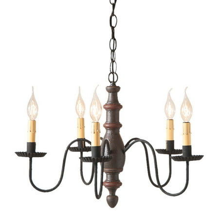 

Irvins Country Tinware Irvin s Country Tinware Country Inn Wood Chandelier in Americana Espresso