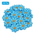 thumbnail image 3 of Parche de flores de Uxcell para planchar, bordado, parche de flores para reparación de ropa, mochila 3.54x3.54" 30 Pcs Azul, 3 of 7