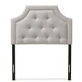 thumbnail image 1 of Baxton Studio Mars Modern and Contemporary Greyish Beige Fabric Twin Size Headboard, 1 of 6