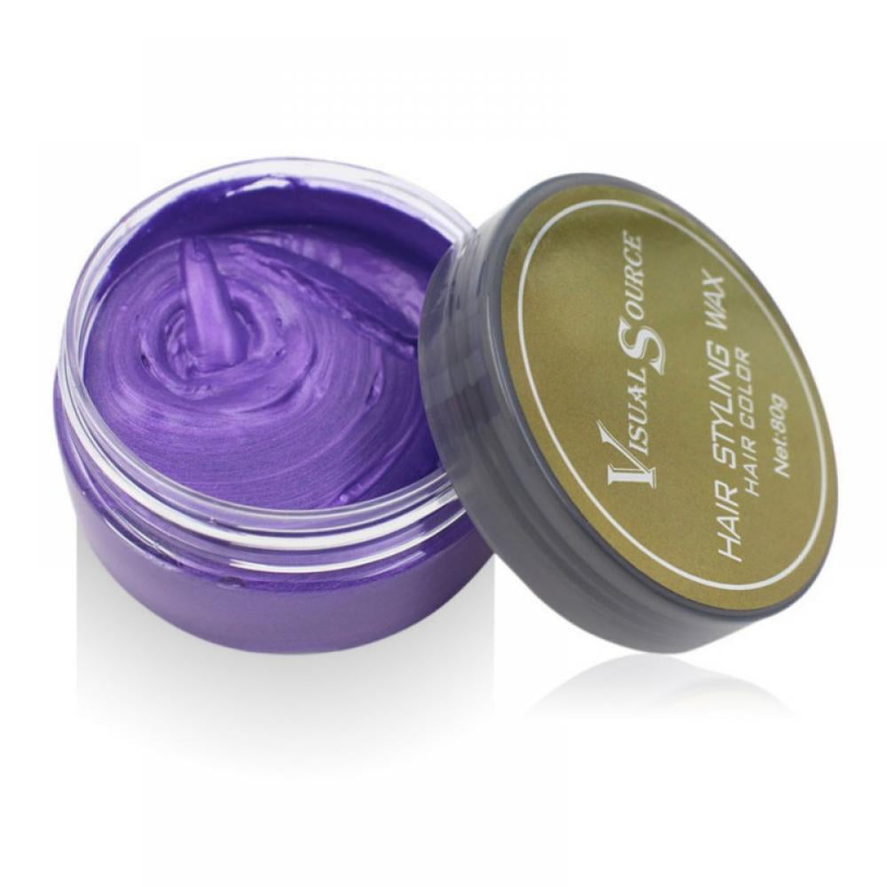 Unisex Multi-Colors Temporary Modeling Hair Wax, DIY Hair Color Wax Mud Hair  Dye Cream For Daily & Party Use 