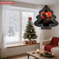 thumbnail image 4 of Metal Hanging Christmas Tree Wind Decorations - Festive Garden Spinners with Heart - Shaped Design & Concentric Circles for Holiday Cheer, 4 of 7