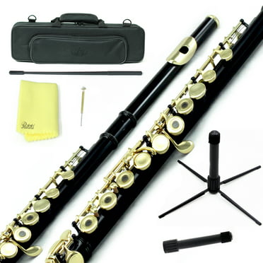 Merano Black Flute with Case - Walmart.com