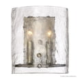 thumbnail image 7 of Urban Ambiance Luxury Industrial Wall Sconce, Small Size: 10"H x 8.75"W, with Rustic Style Elements, Silver Etch Finish, UQL2873 from the Nantes Collection, 7 of 7