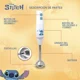 thumbnail image 5 of Batidora de Inmersión ST-1204 Disney Stitch con Cuchillas de Acero Inoxidable, Velocidad Variable y Turbo, Diseño Ergonómico Coleccionable, Accesorios para Picar y Batir, Color Blanco., 5 of 11