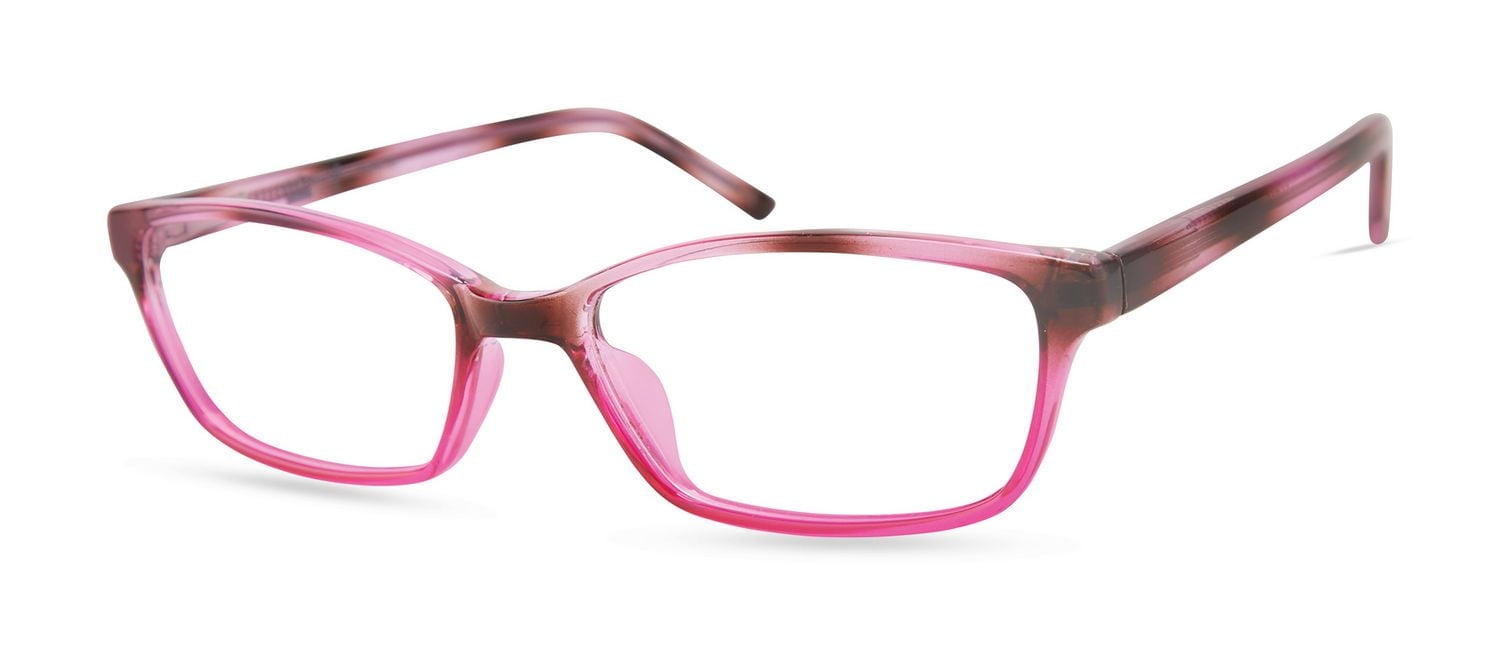 Colour Block Womens Prescription Eyeglasses, Vcwc1, Tortoise Pink, 51-16-140
