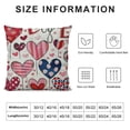 thumbnail image 5 of PHYHOO Valentines Day Pillow Cover Colorful Heart Decoration Holiday Home Decorative Cushion Case for Sofa Couch Decor, 5 of 5