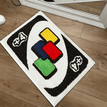 2024 TOP! Reverse Card Doormat Tufting Carpets Living Room Bedside Floor Mat Soft Area Rug Thickened Antislip Carpet Home Decor