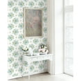 thumbnail image 4 of NextWall  Floral Bunches Peel and Stick Wallpaper 20.5 in. W x 18 ft. L - Blue Stream & Buttercup, 4 of 10