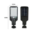 thumbnail image 3 of COFEST Solar Outdoor Lights， Motion Sensor Solar Powered Lights IP65， 3 Modes， with Remote Control， Wall Security Lights for Fence Yard Garden Patio Front Black, 3 of 7