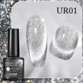 thumbnail image 1 of Esmalte de uñas en Gel láser magnético, azúcar UR, efecto reflectante, brillante, para manicura artística, 7,5 ML, 1 of 4