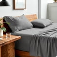 thumbnail image 2 of Bare Home Frost Gray Sandwashed Microfiber Sheet Set, Wrinkle Resistant, Deep Pocket, Full, 2 of 7