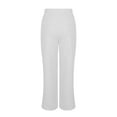thumbnail image 6 of Byworldtasic Wide Leg Linen Pants for Women Elastic Waist Palazzo Pants Casual Breathable Loose Trousers with Pockets, 6 of 9