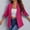 Hot Pink, variant on BLTIBY Blazer for Women Fall Business Fit Work Office Casual Solid-Color Striped Patchwork Lightweight Outfits One Button Lapel Jacket with Pockets Hot Pink XXL