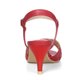 thumbnail image 3 of Sandalias Correa De Tobillo Tacón Bajo De Aguja Correas Cruzadas Para Mujer Rojo-1 38, 3 of 7
